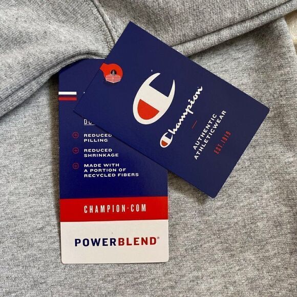 Champion Powerblend Gray Sweatshirt SZ XS NWT - Picture 4 of 8